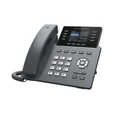 Teléfono IP Wi-Fi, Grado Operador, 8 líneas SIP con 4 cuentas, pantalla a color 2.8", puertos Gigabit, Bluetooth, PoE, codec Opus, IPV4 IPV6 con gestión en la nube GDMS