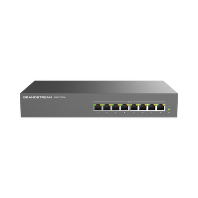Switch PoE+ Gigabit No Administrable   8 puertos 10 100 1000 Mbps   8 puertos PoE+    hasta 145W