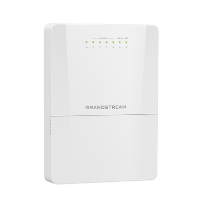 Switch PoE Lite administrable para exteriores de 6 puertos (5GE+1SFP)   Clasificación IP66 a prueba de polvo y agua