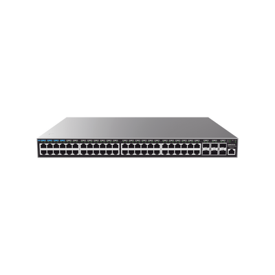 Switch Capa 3 Administrable   48 puertos 10 100 1000 Mbps + 6 Puertos SFP+ de 10 Gigabits   Compatible con GWN Cloud.