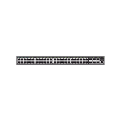 Switch Capa 3 PoE+ Administrable   48 puertos 10 100 1000 Mbps + 6 Puertos SFP+ de 10 Gigabits   Hasta 740W   Compatible con GWN Cloud.