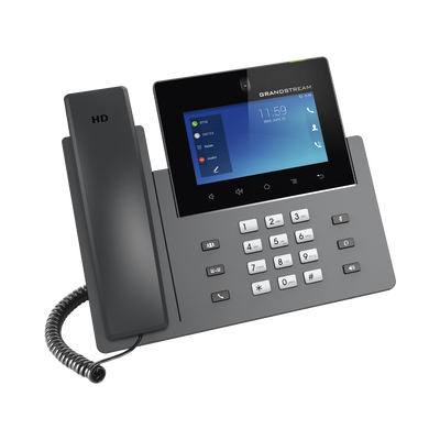 Videoteléfono IP pantalla táctil con android de 16 líneas, doble puerto Gigabit, PoE PoE+