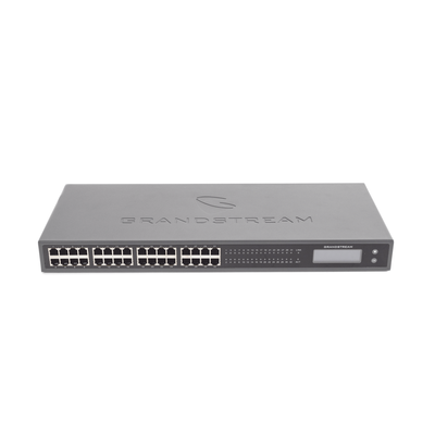 Adaptador VoIP GrandStream de 32 FXS 2 puertos telco 50 pins p montaje en rack