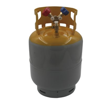 Cilindro Tanque portátil 30 Libras   para contenido de refrigerante    Aires Acondicionados   Refrigeración   Climatización Automotriz.