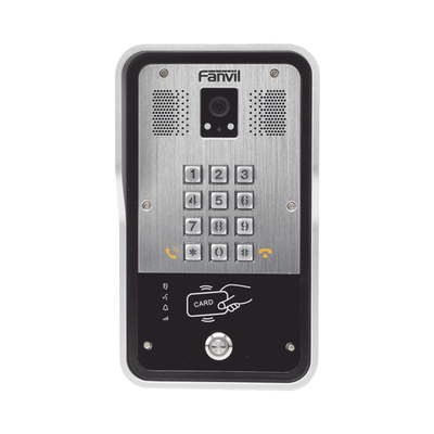 Video Portero SIP Con Cámara, 1 Relevador Integrado, Onvif y lector de tarjetas RFID para acceso