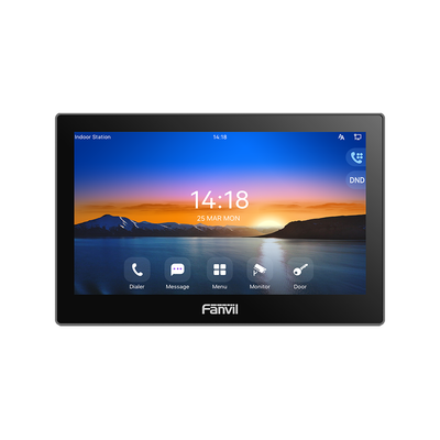 Monitor Audio Video  IP SIP para interior, Wi-Fi, pantalla táctil de 7", Apertura remota