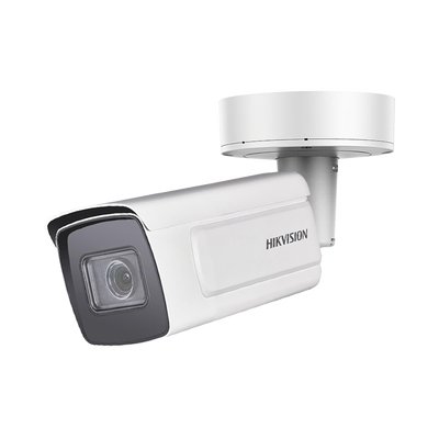 Bala IP 4 Megapixel   Lente Mot. 8 a 32 mm   Conteo de Personas   WDR 140 dB   DARKFIGHTER   IP67   IK10   100 mts IR EXIR   Detección Facial   Búsqueda por Atributos   MicroSD
