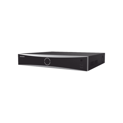 NVR 32 Megapixel (8K)   Reconocimiento Facial (Base de Datos)   32 Canales IP   4 Bahías de Disco Duro   16 Puertos PoE+   HDMI en 8K   ACUSENSE   Soporta POS   AcuSearch
