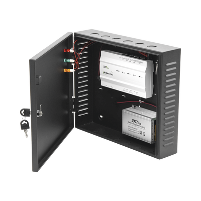 Controlador de Acceso   1 PUERTA   Funcion ADMS PUSH Incluida   Alta Seguridad   3 Años de Garantía   Biometría Integrada   20,000 Huellas   Software de integración ZKBioSecurity