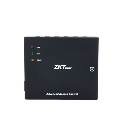 Controlador de acceso   4 PUERTAS   Biometría Integrada   Hasta 3,000 Huellas   30,000 Tarjetas   Incluye Gabinete y Fuente de Alimentación 12Vcc 5A compatible con ZKACCESS 3.5