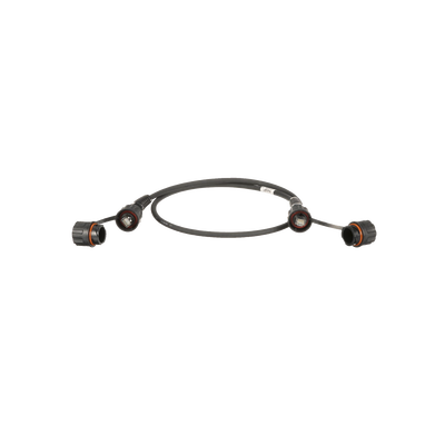 Patch Cord Cat6A IndustrialNet, Blindado S FTP, Con Plug Industrial y Tapa en Cada Extremo, 1 Metro