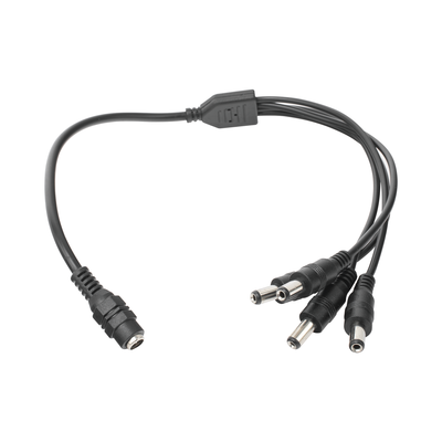 Cable con Conector Jack Hembra de 3.5 mm con 4 Salidas de Jack Macho (Divisor de energía)    TIPO PULPO   4 Conectores Macho   1 Conector Hembra   Jack de 3.5mm