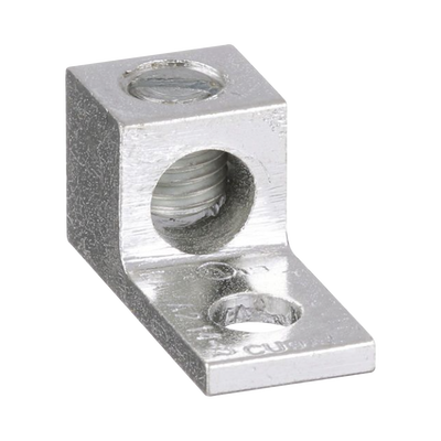 Conector Mecánico de Aluminio, de Un Orificio 1 4" y Un Barril, para Cable de 14 a 2 AWG. 1 Pieza