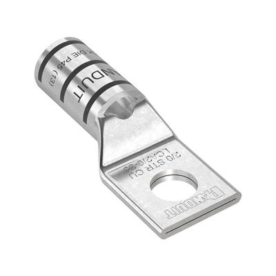 Zapata de compresión LCA2 0-38-X para cal. 2 0 Awg, Barreno para tornillo prisionero de 3 8, 10 Pz