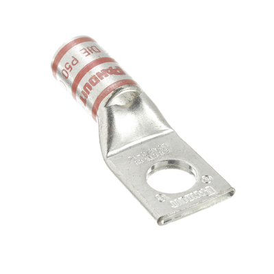 Terminal de Compresión de Cobre con Orificio 1 2", para Cable 3 0 AWG. 10 Piezas
