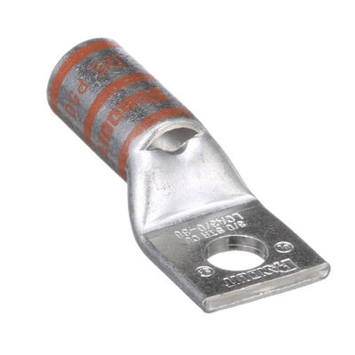 Terminal de Compresión de Cobre con Orificio 3 8 in, para Cable 3 0 AWG. 10 Pz