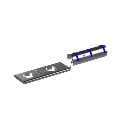 Terminal Doble Ojillo 1 4" para Cable 6 AWG (16mm entre orificios). 50 Piezas