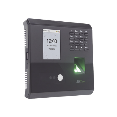 Lector de Reconocimiento Facial y Huella Digital   100 Rostros   500 huellas   Soporta DDNS con BIOTIMEPRO   Función ADMS INCLUIDA