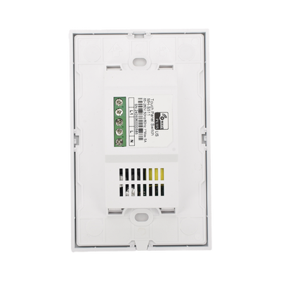 (ZWAVE) Interruptor On Off panel táctil touch inalámbrico Zwave Plus 1 boton. Compatible con Hubitat HC8, Álula  M2M, otro