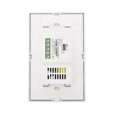 (ZWAVE) Interruptor On Off panel táctil touch inalámbrico Zwave Plus 3 botones. Compatible con Hubitat HC8, Álula  M2M, otro