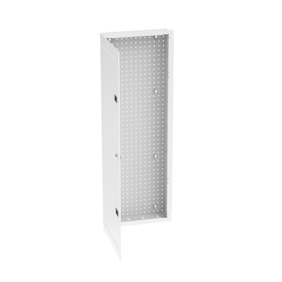 Gabinete Multipropósito de Montaje en Pared, de 42 in de Altura, Con Puerta Reversible, Fabricado en Acero, Color Blanco