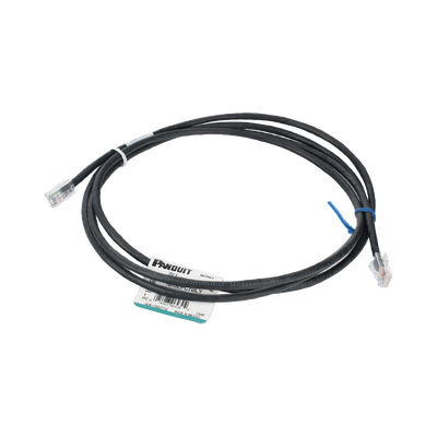 Cable de parcheo UTP Categoría 5e, con plug modular en cada extremo - 2 m. - Negro