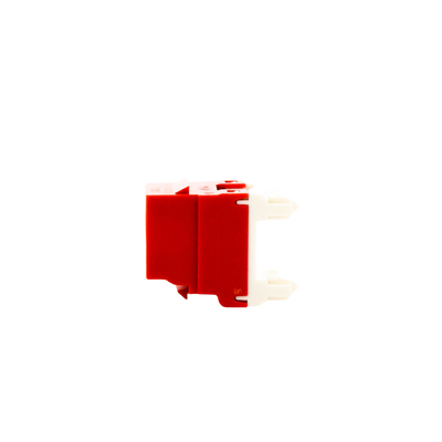 Conector Jack Estilo 110 (de Impacto), Tipo Keystone, Categoría 6, de 8 posiciones y 8 cables, Color Rojo