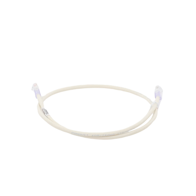 Cable de parcheo UTP Categoría 6, con plug modular en cada extremo - 1 m. - Blanco mate