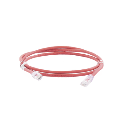 Cable de parcheo UTP Categoría 6, con plug modular en cada extremo - 1.5 m. - Rojo