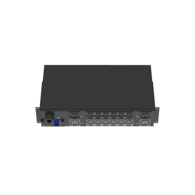 PDU Monitoreable y Switchable (MS) para Distribución de Energía, Enchufe de Entrada NEMA L6-30P, Con 12 Salidas C13 y 4 Salidas C19, Horizontal 19in, 208 Vca, 30 Amp, 2UR