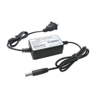 Fuente de poder de 5 Vcc regulado @ 2A; UL; Voltaje de entrada de 100-240 Vca   Con Terminales de Extensión
