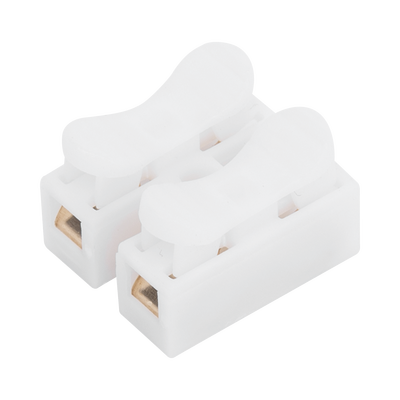 Conector tipo PUSH de 2 Contactos   Para una Conexión Rápida   Puentes de Cables