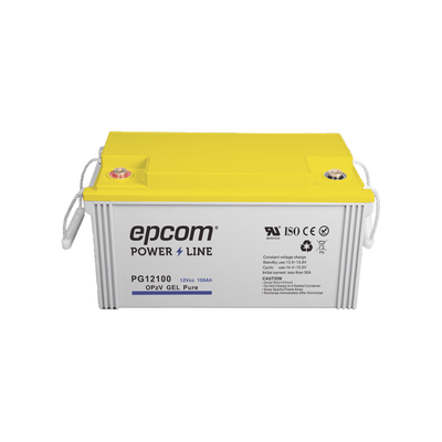 Batería de GEL PURO OPzV   12 V @ 100 Ah   Ciclo profundo   Uso en Aplicaciones Fotovoltaicas y de Respaldo