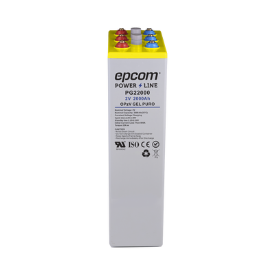 Batería de GEL PURO OPzV   2 V @ 2,000 Ah   Ciclo profundo  Uso en Aplicaciones Fotovoltaicas y de Respald