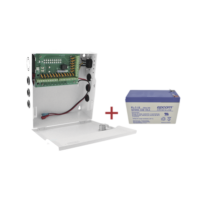 Kit   Fuente con 18 salidas   20 Amperes totales   Ajuste de voltaje de 11-15 V   20 A modelo PLK12DC20ABK   + Batería incluída LK712