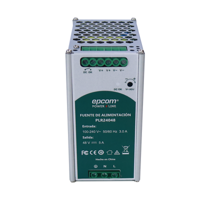 FUENTE DE ALIMENTACION 48 VCC   DIN RIEL    5 AMPERES   240 W