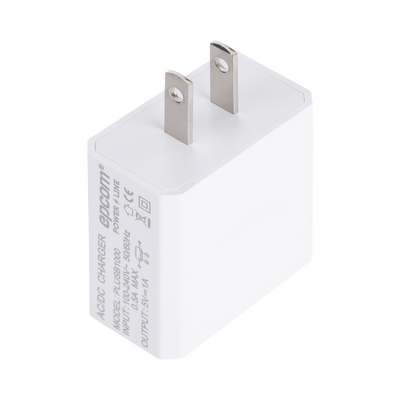 Cargador Micro-USB Profesional de 1 Puerto   5 VCC   1 Amper Para Smartphones y Tablets   Voltaje de Entrada de 100-240 VCA
