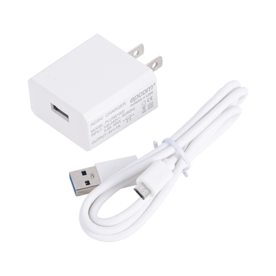 Cargador Micro-USB Profesional de 1 Puerto   5 VCC   1 Amper Para Smartphones y Tablets   Voltaje de Entrada de 100-240 VCA