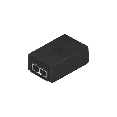 Adaptador PoE Ubiquiti de 48 VDC, 0.5 A, Fast Ethernet (10 100 Mbps)