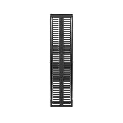 Organizador Vertical PatchRunner™, Doble (Frontal y Posterior), Para Rack Abierto de 45 Unidades, 10in de Ancho, Color Negro