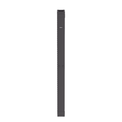 Organizador Vertical PatchRunner™, Sencillo (Solo Frontal), Para Rack Abierto de 45 Unidades, 6 in de Ancho, Color Negro