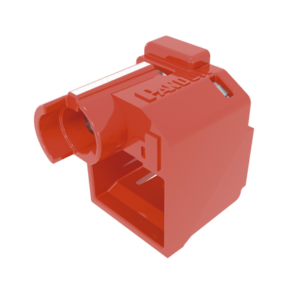 Kit de 10 Dispositivos Recubiertos para Impedir Desconexión de Plug RJ45, Color Rojo, Incluye Herramienta para Instalar Retirar