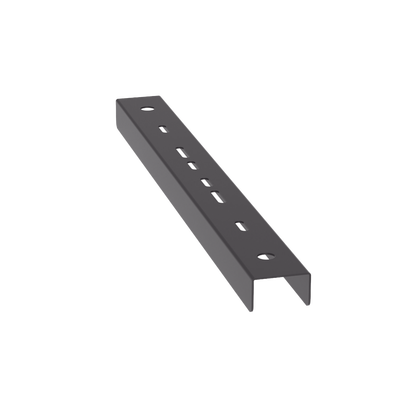 Soporte Tipo Trapecio Para Charola Wire Basket, Hasta 12 in (300 mm) de Ancho, Uso con Varillas Roscadas de 1 2 in, Color Negro