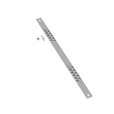 Barra de Conexión a Tierra, Para Rack de 19", Con 20 Orificios Para Conexión Rápida de Equipos, Incluye 20 Tornillos # 12-24 x 1 2" Instalados