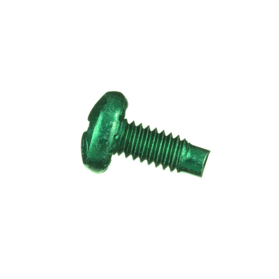 Tornillo de Unión a Tierra, #12-24 x 1 2, Color Verde, Bolsa de 100 Piezas