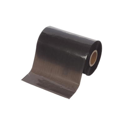 Cinta de Transferencia Térmica, Cera Resina, color Negra, de 4.33" x 1181' (110 mm x 363 m).