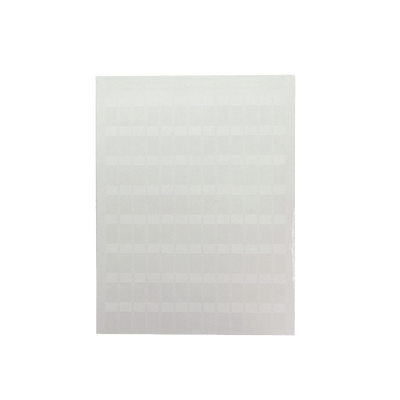 Hojas con 5000 Etiquetas Auto-laminadas para Impresora Láser Inyección de Tinta, para Cables de 3 a 7.1 mm de Diámetro (12 - 10 AWG), Color Blanco