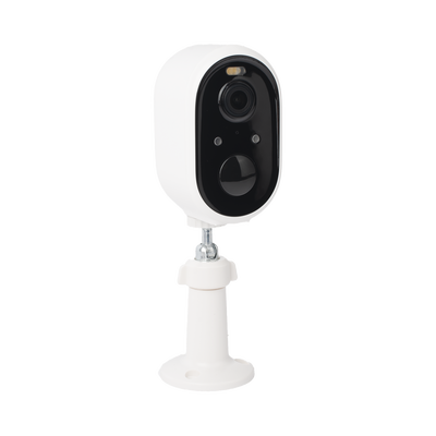 Cámara IP de Batería (Gran Angular) 3 Megapixel | WiFi | Audio Bidireccional | Batería Recargable 5200 mAh | IP65 |Exterior con Protección|  Estadísticas de Energía | Detección de Humanos | Incluye Panel So