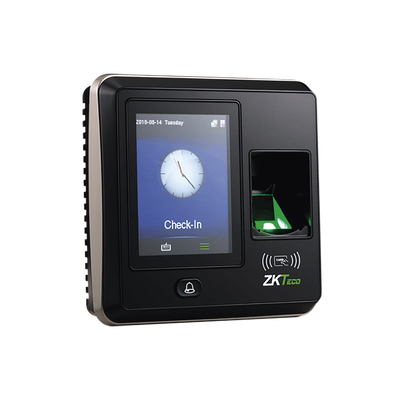 Terminal Biométrica con Pantalla de 2.8"   Hasta 1,500 Huellas   IP
