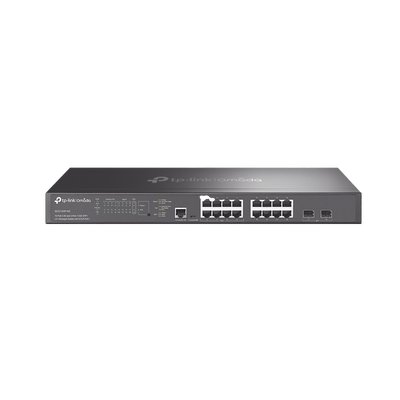 Switch L2+ Omada PoE+   16 Puertos MultiGigabit 2.5G   8 Puertos 2.5G Sin PoE   8 Puertos PoE+ 2.5G   2 Puertos SFP+ 10G   Administración Centralizada Omada o Stand-Alone   Multicast IGMP   Presupuesto PoE 240W   Montaje en Rack